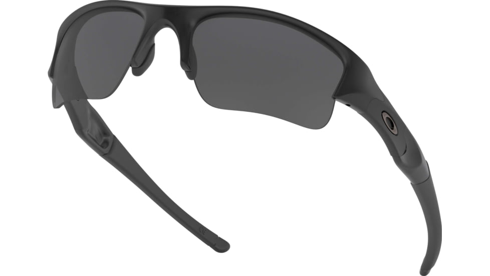 Oakley Flak Jacket XLJ Sunglasses w/ Interchangeable Lenses 11-004-63 - Matte Black Frame, Grey Lenses