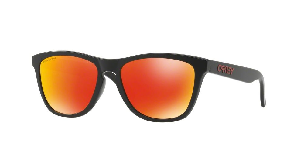 Oakley Frogskin ASIA FIT OO9245 Sunglasses 924563-54 - Matte Black Frame, Prizm Ruby Lenses