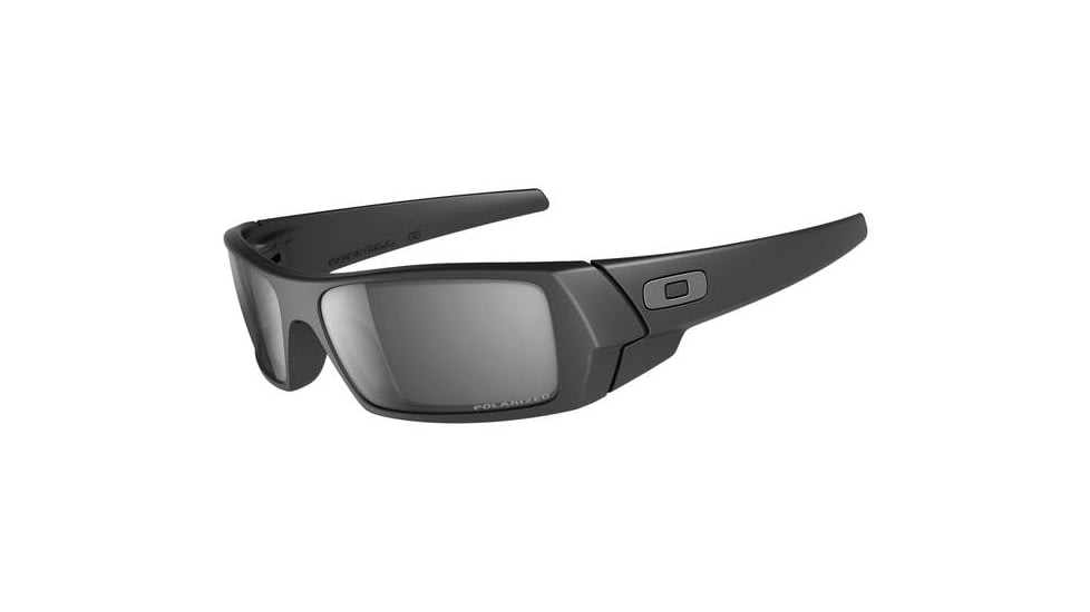 Oakley GasCan Sunglasses - Matte Black Frame w/ Black Iridium Polarized Lenses 12-856