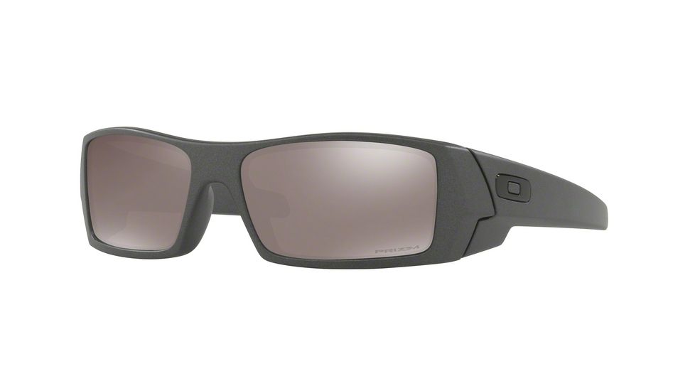 Oakley GasCan Sunglasses 901435-60 - Steel Frame, Prizm Black Polarized Lenses