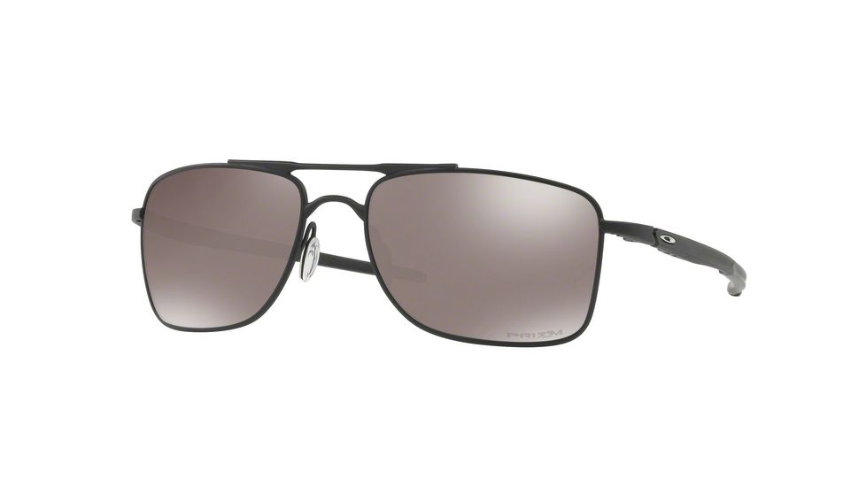Oakley GAUGE 8 OO4124 Sunglasses 412402-62 - Matte Black Frame, Prizm Black Polarized Lenses