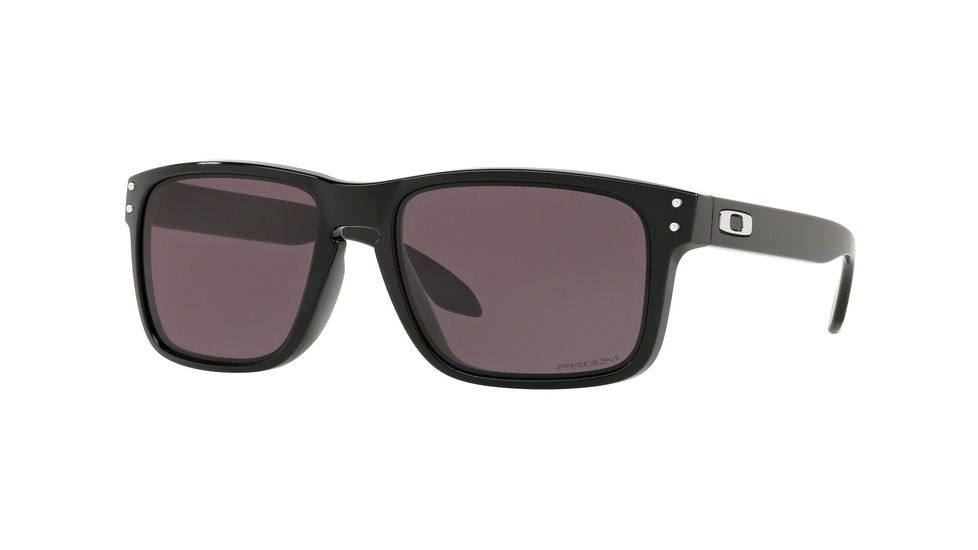 Oakley Holbrook Asia Fit OO9244 Sunglasses 924430-56 - Polished Black Frame, Prizm Grey Lenses