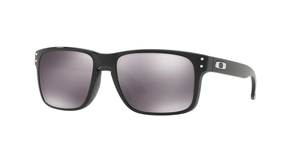 Oakley Holbrook Sunglasses - Men's, Polished Black Frame, Prizm Black Lenses, OO9102-9102E1-55