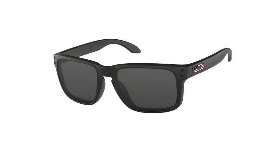Oakley Holbrook Sunglasses - Men's, Matte Black Frame, Gray Lenses, OO9102-E655