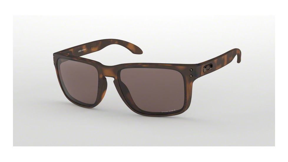 Oakley HOLBROOK XL OO9417 Sunglasses 941702-59 - Matte Brown Tortoise Frame, Prizm Black Lenses