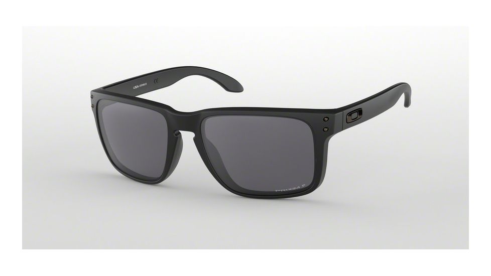 Oakley HOLBROOK XL OO9417 Sunglasses 941705-59 - Matte Black Frame, Prizm Black Polarized Lenses