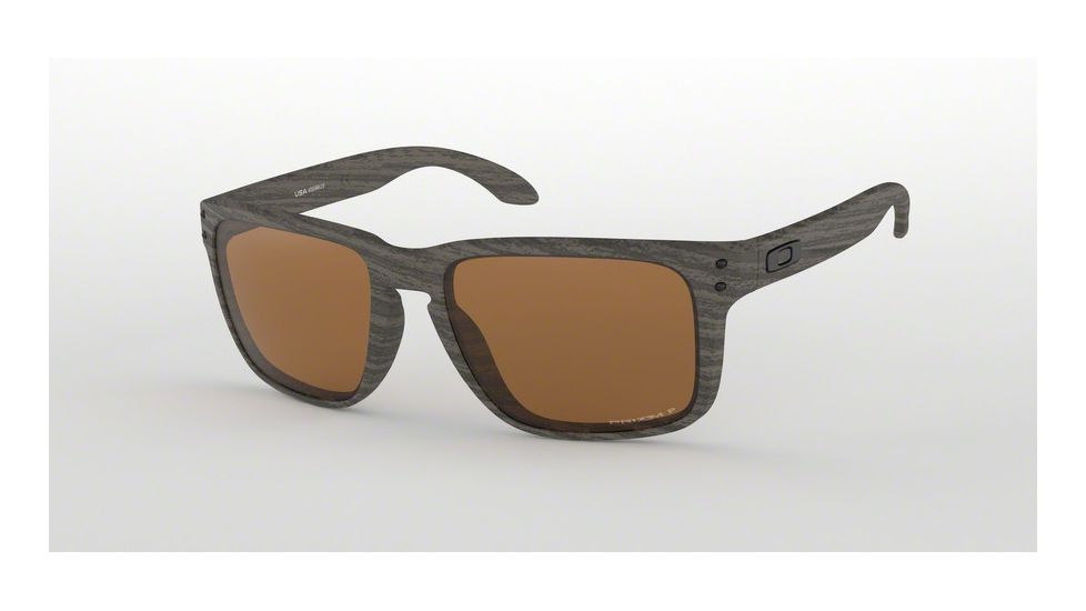 Oakley HOLBROOK XL OO9417 Sunglasses 941706-59 - Woodgrain Frame, Prizm Tungsten Polarized Lenses