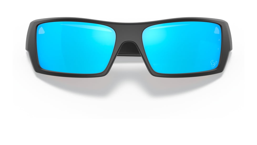 Oakley OO9014 Gascan Sunglasses - Mens, HOU Matte Black Frame, Prizm Sapphire Lens, Asian Fit, 60, OO9014-9014A0-60