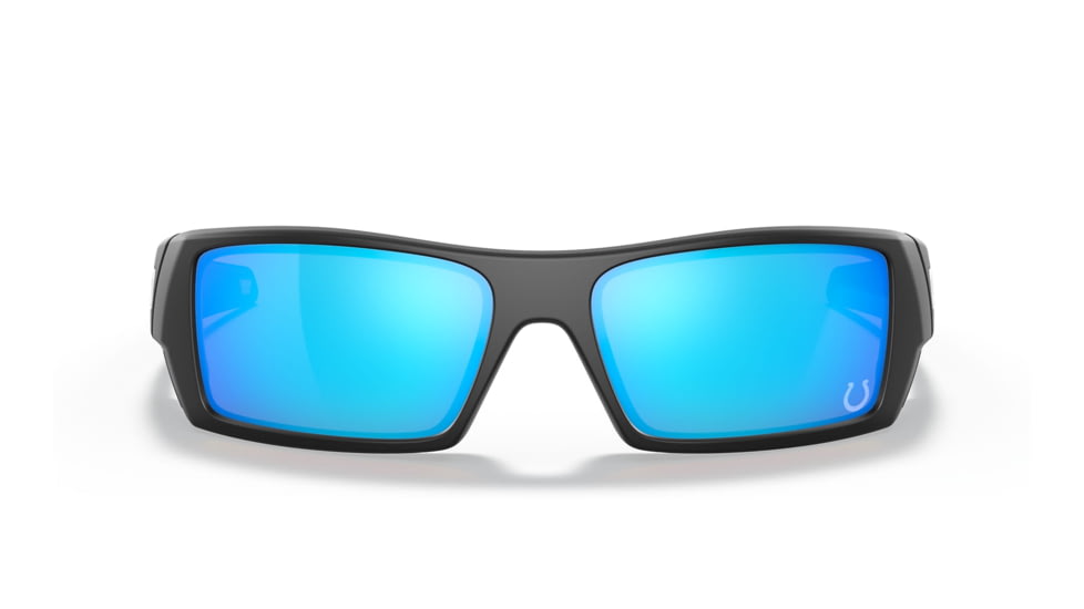 Oakley OO9014 Gascan Sunglasses - Mens, IND Matte Black Frame, Prizm Sapphire Lens, Asian Fit, 60, OO9014-9014A1-60