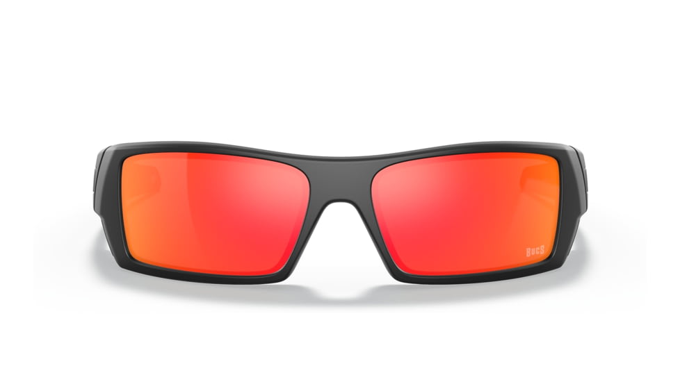 Oakley OO9014 Gascan Sunglasses - Mens, TB Matte Black Frame, Prizm Ruby Lens, Asian Fit, 60, OO9014-9014B1-60