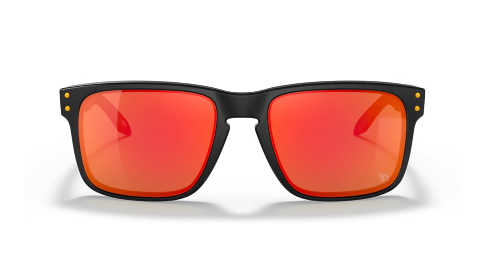 Oakley OO9102 Holbrook Sunglasses - Mens, ARI Matte Black Frame, Prizm Ruby Lens, 55, OO9102-9102Q2-55