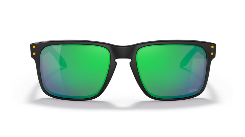 Oakley OO9102 Holbrook Sunglasses - Mens, GB Matte Black Frame, Prizm Jade Lens, 55, OO9102-9102R3-55