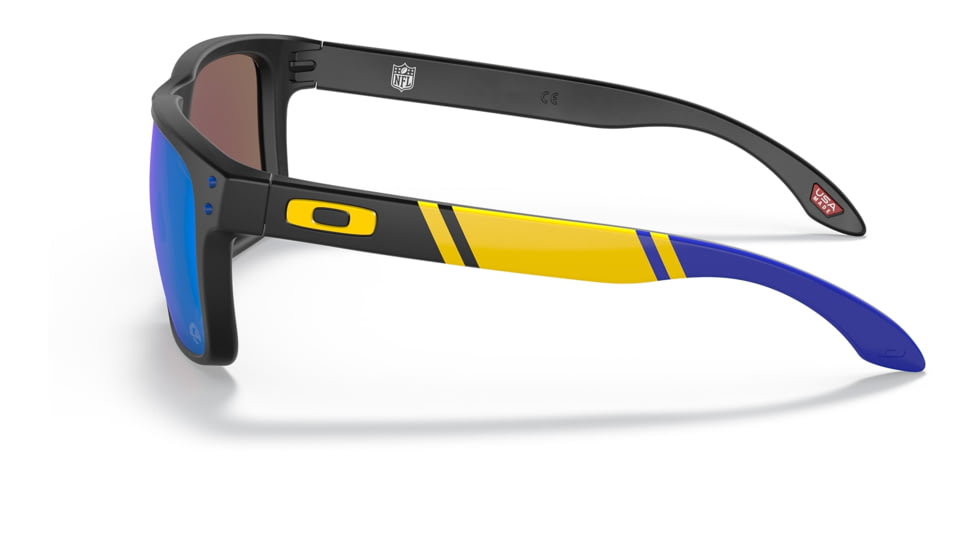 Oakley OO9102 Holbrook Sunglasses - Mens, LAR Matte Black Frame, Prizm Sapphire Lens, 55, OO9102-9102R9-55