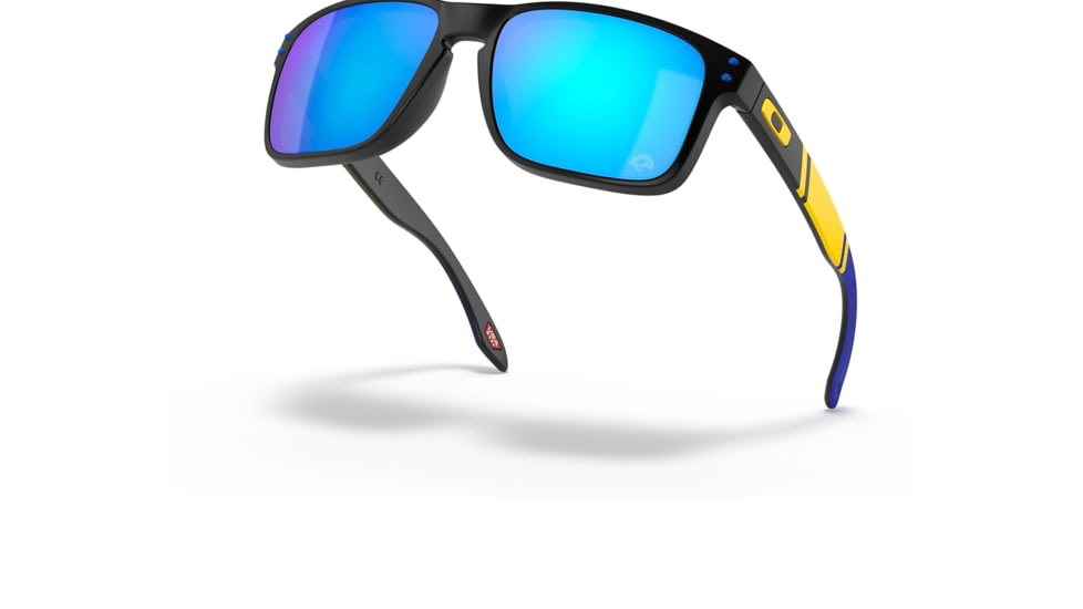Oakley OO9102 Holbrook Sunglasses - Men's, LAR Matte Black Frame, Prizm Sapphire Lens, 55, OO9102-9102R9-55