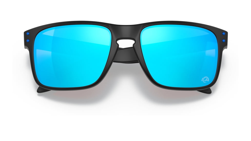 Oakley OO9102 Holbrook Sunglasses - Mens, LAR Matte Black Frame, Prizm Sapphire Lens, 55, OO9102-9102R9-55
