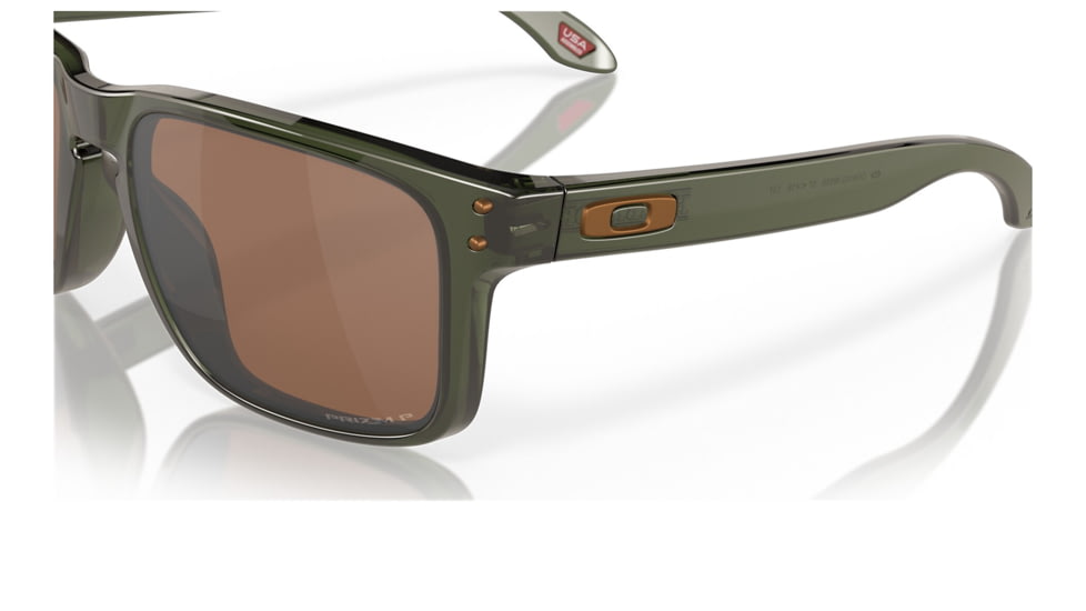 Oakley OO9102 Holbrook Sunglasses - Mens, Olive Ink Frame, Prizm Tungsten Polarized Lens, 55, OO9102-9102W8-55