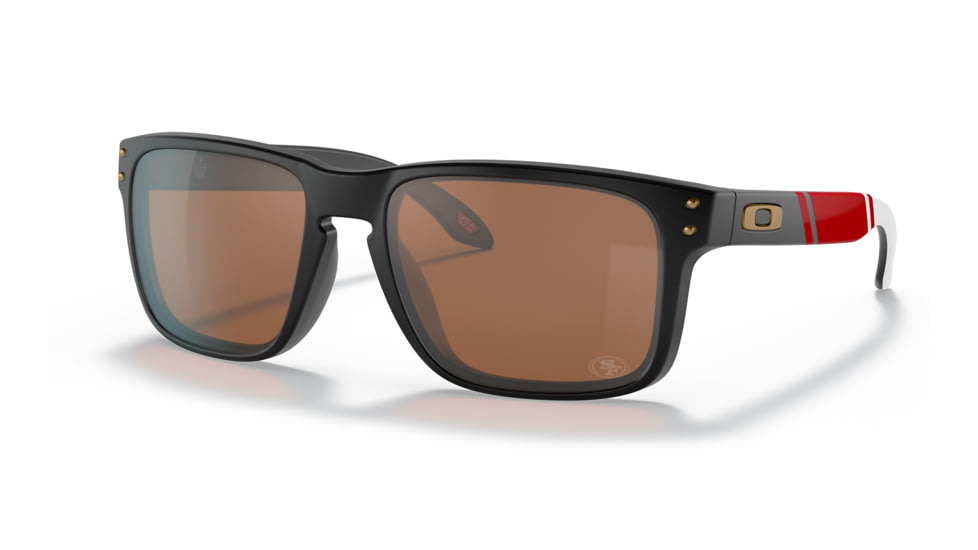 Oakley OO9102 Holbrook Sunglasses - Mens, SF Matte Black Frame, Prizm Tungsten Lens, 55, OO9102-9102T0-55