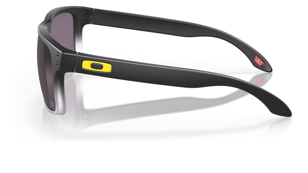 Oakley OO9102 Holbrook Sunglasses - Mens, TDF Matte Black Fade Frame, Prizm Grey Lens, 55, OO9102-9102W1-55