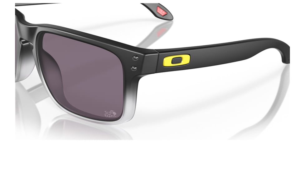 Oakley OO9102 Holbrook Sunglasses - Mens, TDF Matte Black Fade Frame, Prizm Grey Lens, 55, OO9102-9102W1-55