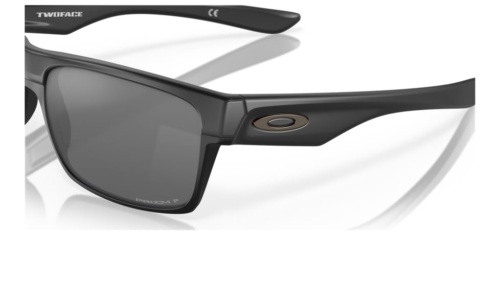 Oakley OO9189 Twoface Sunglasses - Men's, Matte Black Frame, Prizm Black Polarized Lens, 60, OO9189-918945-60