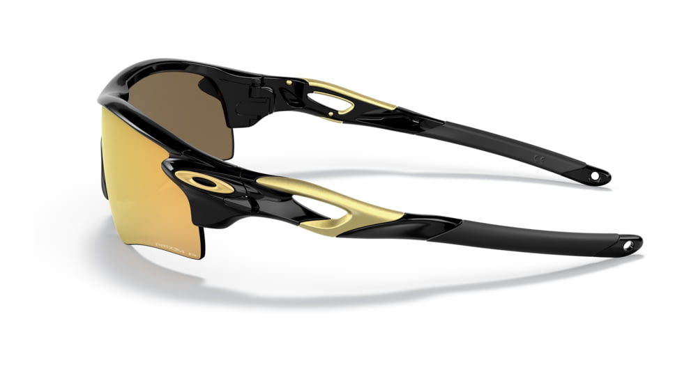 Oakley OO9206 Radarlock Path A Sunglasses - Men's, Polished Black Frame, Prizm 24K Polarized Lens, Asian Fit, 38, OO9206-920674-38