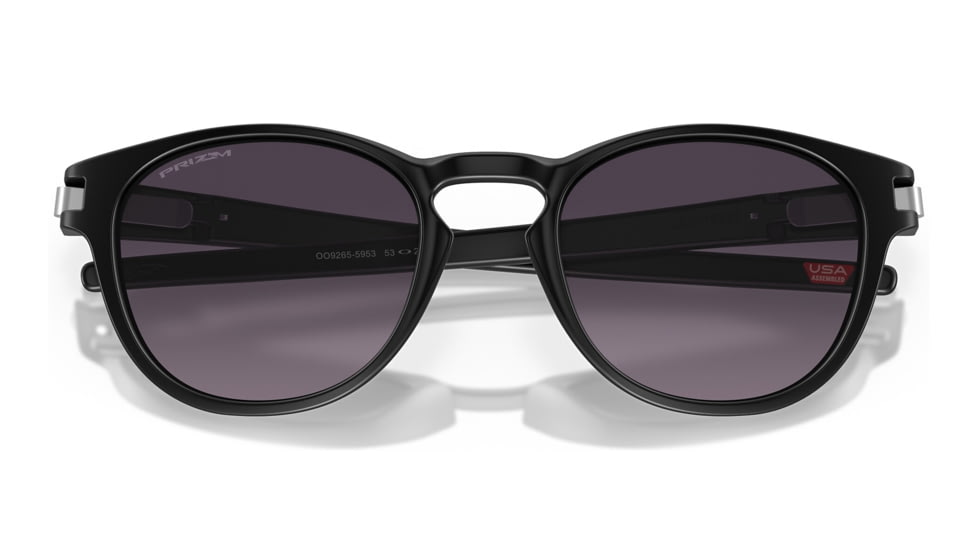 Oakley OO9265 Latch Sunglasses - Men's, Matte Black Frame, Prizm Grey Gradient Lens, 53, OO9265-926559-53