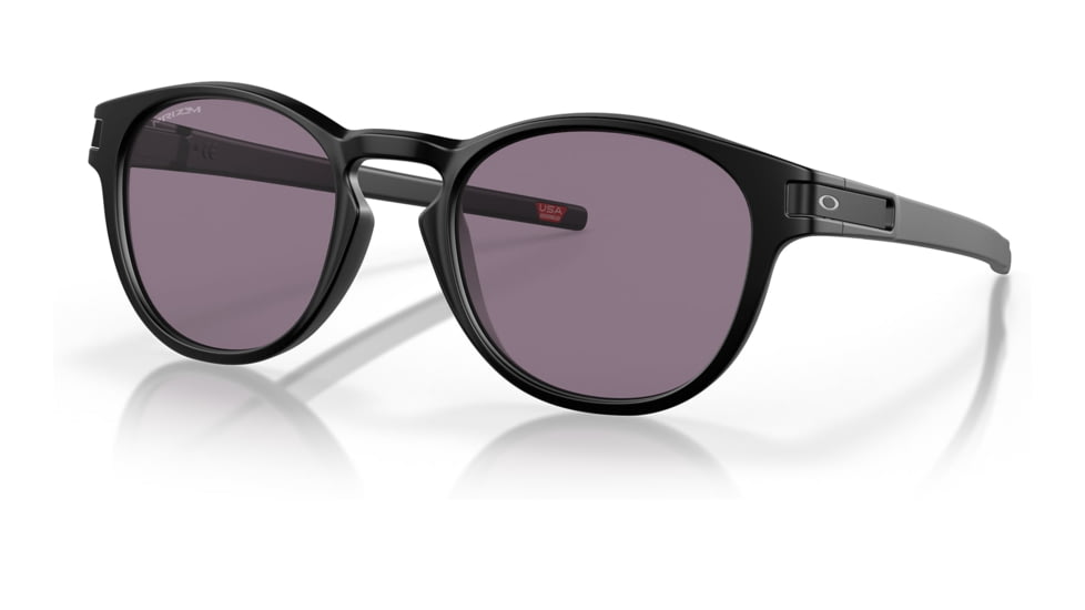 Oakley OO9265 Latch Sunglasses - Mens, Matte Black Frame, Prizm Grey Lens, 53, OO9265-926556-53
