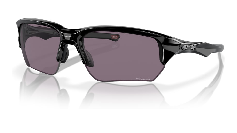 Oakley OO9372 Flak Beta A Sunglasses - Men's, Polished Black Frame, Prizm Grey Lens, Asian Fit, 65, OO9372-937213-65
