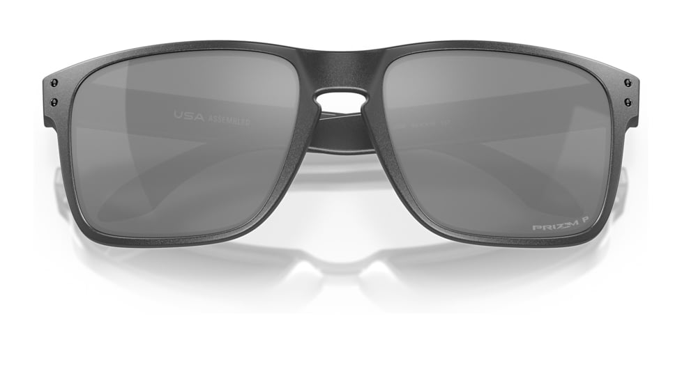 Oakley OO9417 Holbrook XL Sunglasses - Mens, Steel Frame, Prizm Black Polarized Lens, 59, OO9417-941730-59
