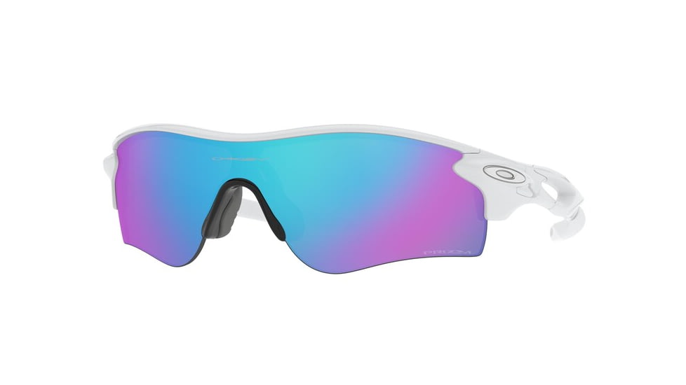 Oakley OO9206 Radarlock Path A Sunglasses - Men's, Polished White Frame, Prizm Sapphire Lens, 38, OO9206-920668-38