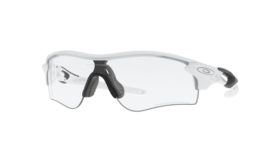 Oakley OO9206 Radarlock Path A Sunglasses - Men's, Polished White Frame, Clear/Black Photo Irid Lens, 38, OO9206-920669-38