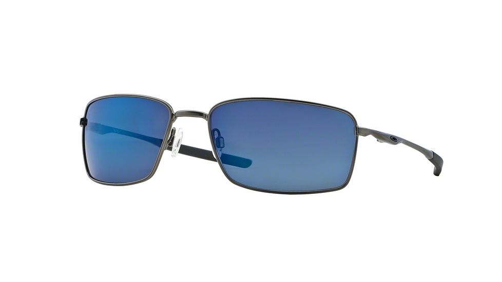 Oakley Square Wire Sunglasses 407502-60 - Cement Frame, Ice Iridium Lenses