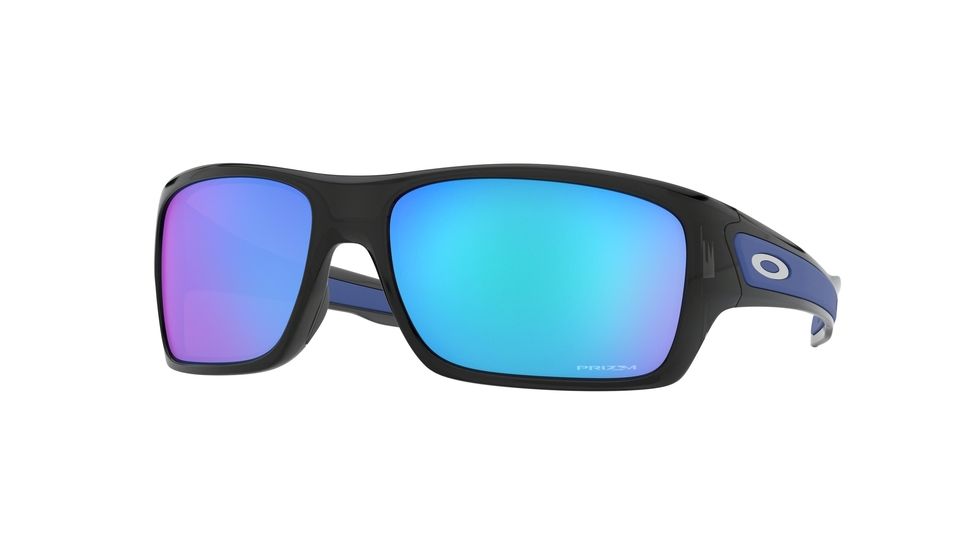 Oakley Turbine Sunglasses - Men's, Black Ink Frame, Prizm Sapphire 63 mm Lenses, OO9263-926356-63