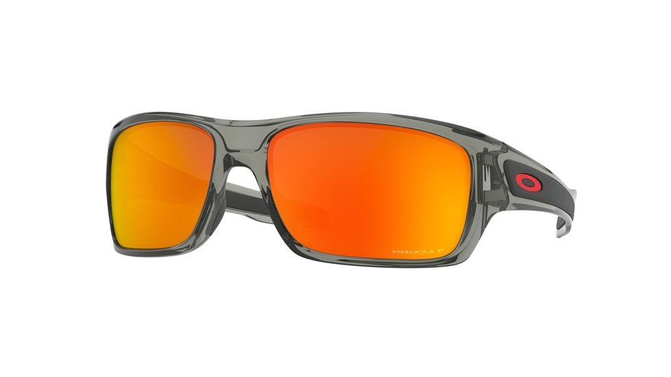 Oakley Turbine Sunglasses - Men's, Grey Ink Frame, Prizm Ruby Polarized 63 mm Lenses, OO9263-926357-63
