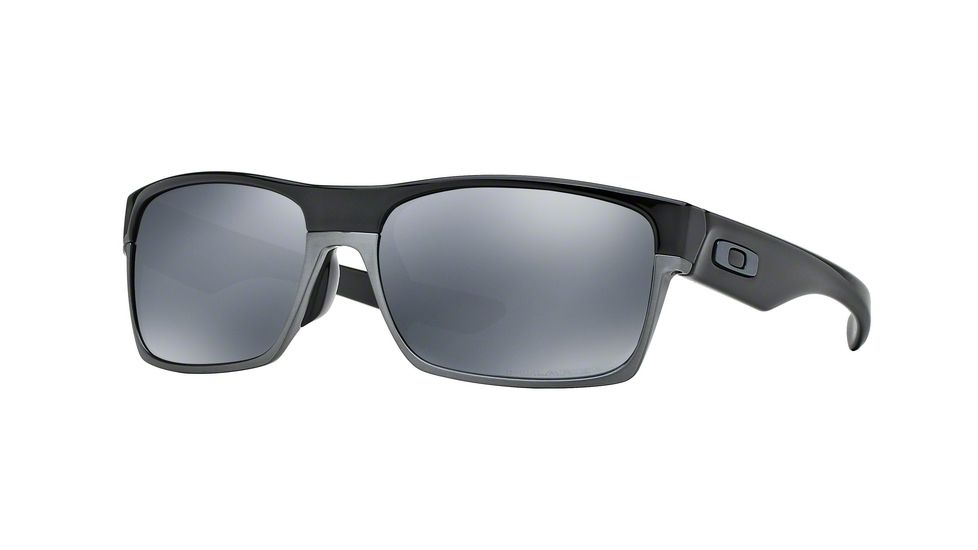 Oakley TWOFACE ASIA FIT OO9256 Sunglasses 925606-60 - Polished Black Frame, Black Iridium Polarized Lenses