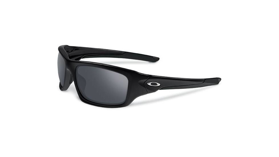 Oakley Valve Asian Fit Sunglasses, Polished Black Frame, Black Iridium Lens OO9243-01