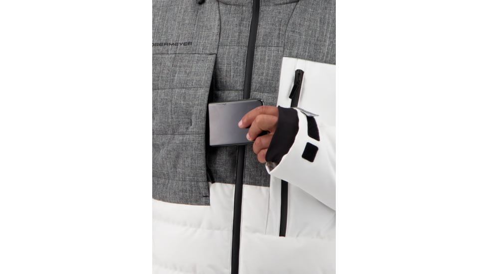 Obermeyer Caldera Down Hybrid Jacket - Mens, Suit Up, Large, 21014-20007-L