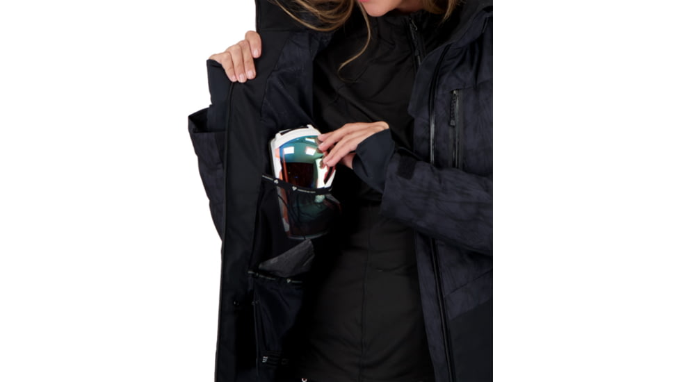Obermeyer Cosima Down Jacket - Womens, Black Ice, 12, 11173-21111-12