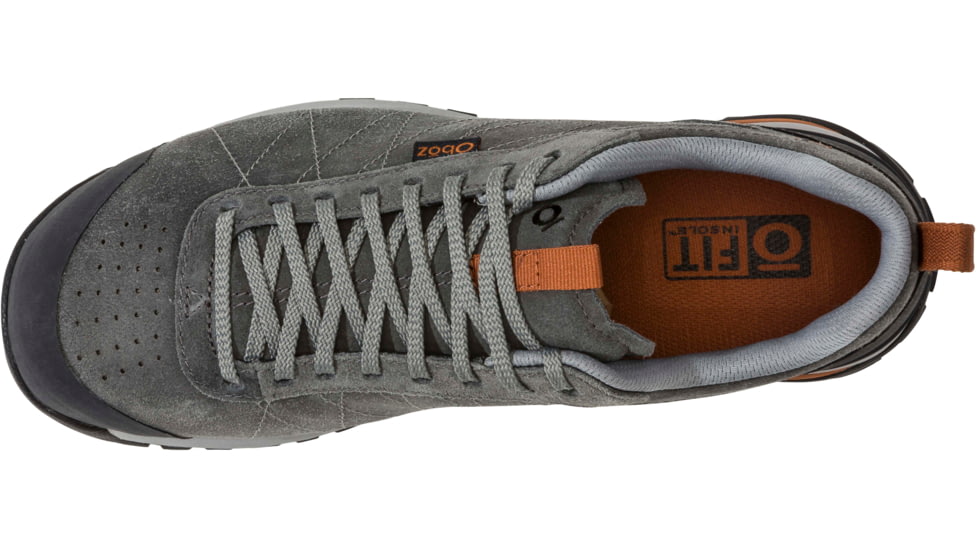 Oboz Bozeman Low Leather Casual Shoes - Mens, Charcoal, 11.5 US, Medium, 74201-Charco-Medium-11.5