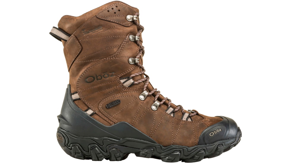 Oboz Bridger 10in Insulated B-DRY Winter Shoes - Men's, Bark, 8.5, Medium, 82501-Bark-Medium-8.5