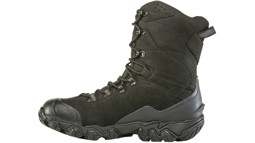 Oboz Bridger 10in Insulated B-DRY Winter Shoes - Mens, Midnight Black, 13, Wide, 82501-MIBL-W-13