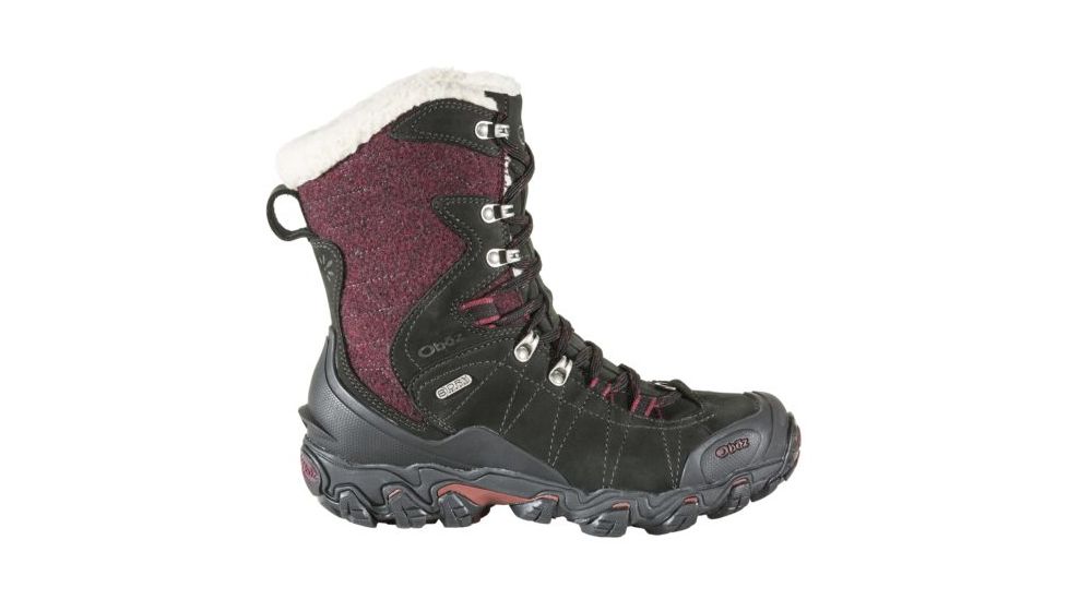 oboz women's bridger 9 in insulated bdry boot