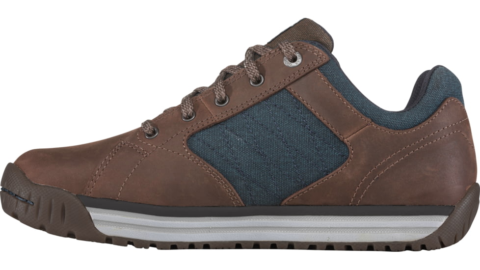 Oboz Mendenhall Low Canvas Hiking Shoes - Men's, 8.5 US, Medium, Lake Blue, 80701-Lake Blue-8.5-Medium