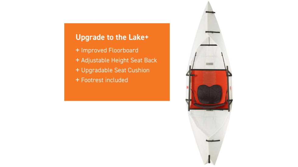 Oru Kayak Lake Sit In Kayak, White, OKY601-ORA-LK