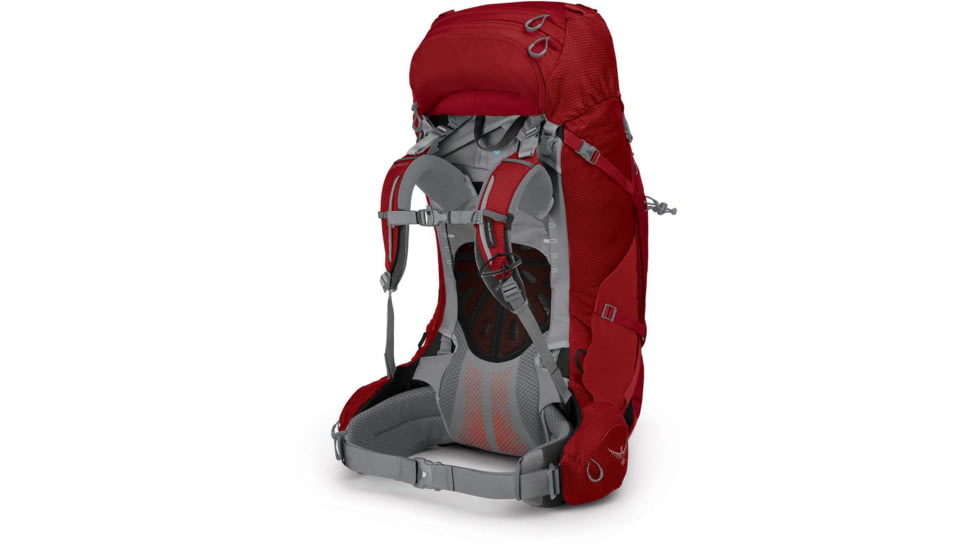 Osprey Ariel Plus 70 Pack - Womens, Carnelian Red, Extra Small/Small, 10002910