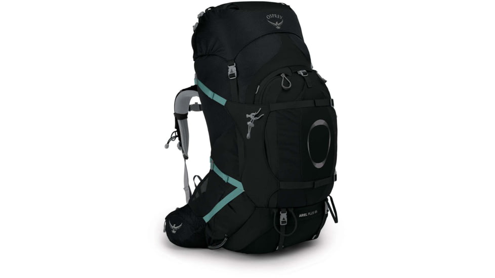 Osprey Ariel Plus 85 Pack - Womens, Black , Extra Small/Small, 10002904