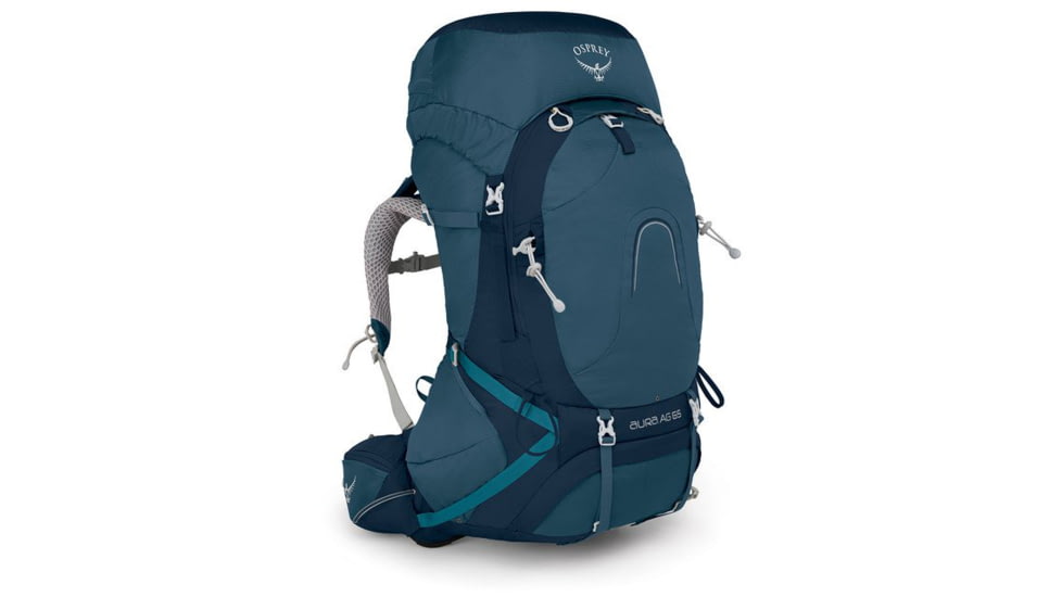 SHED, Osprey Aura AG 65 Pack - Women's, Challenger Blue, Small, SA100296-DEMO