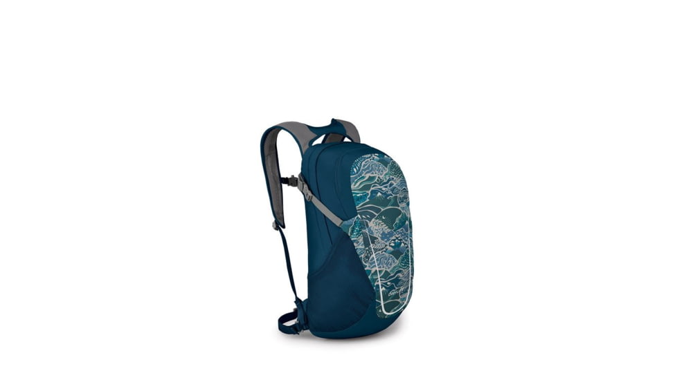 Osprey Daylite Pack, Tectonic Print Blue, One Size, 10002797