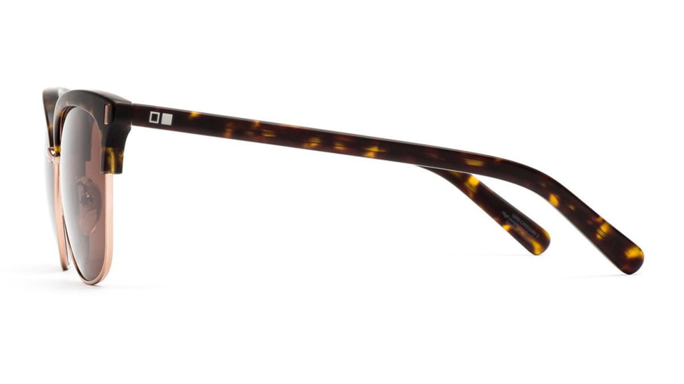 OTIS LITTLE LIES Sunglasses - Womens, Matte Dark Tort/Brown Polar, 56-17-140, 20-1801P