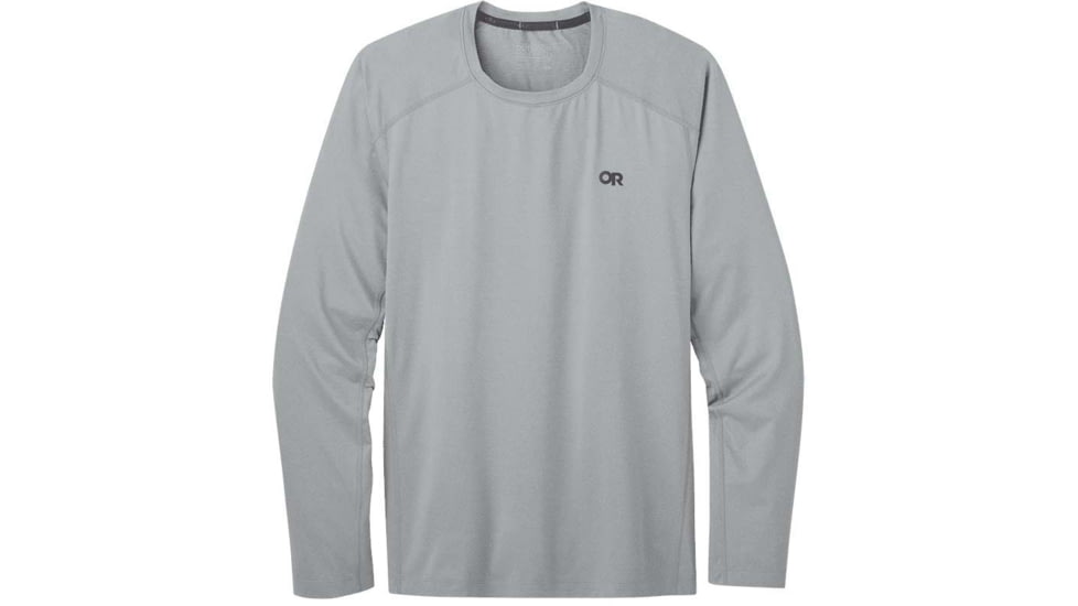 Outdoor Research Argon Long Sleeve Tee - Mens, Light Pewter, Small, 2799461564006